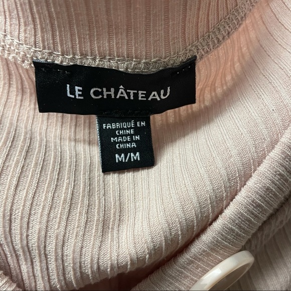 Le chateau light pink buttoned top size medium - Picture 5 of 5